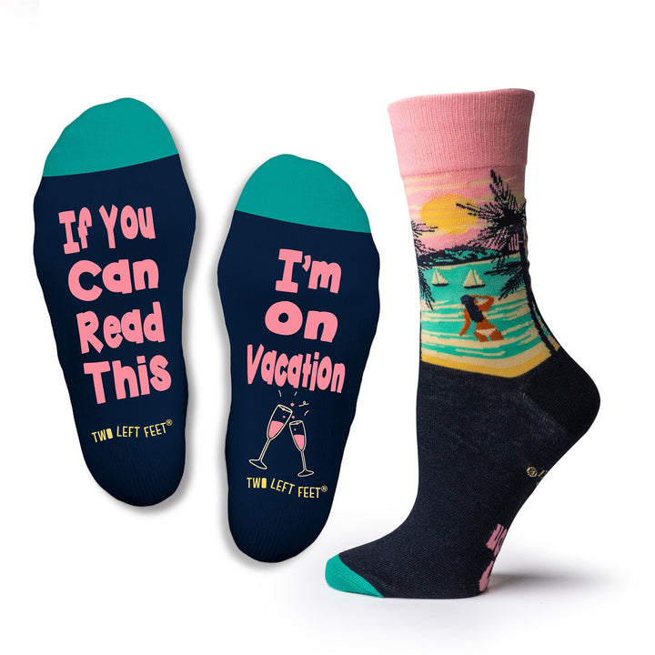 Two Left Feet® Read This Socks