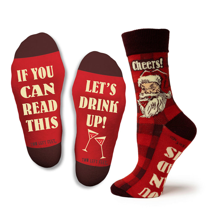 Two Left Feet® Christmas "Read This" Socks