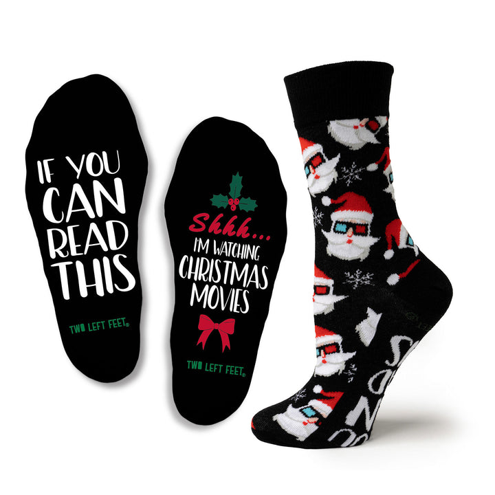 Two Left Feet® Christmas "Read This" Socks