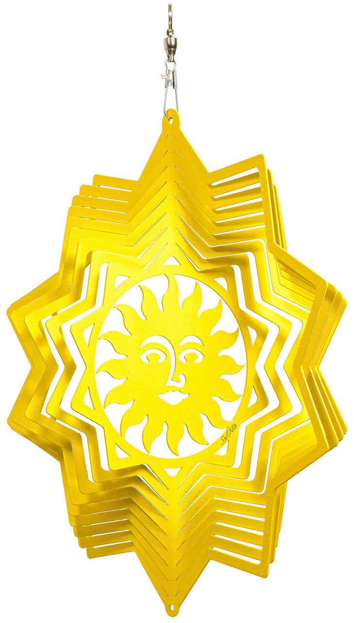 Sun Star Yellow Wind Spinner