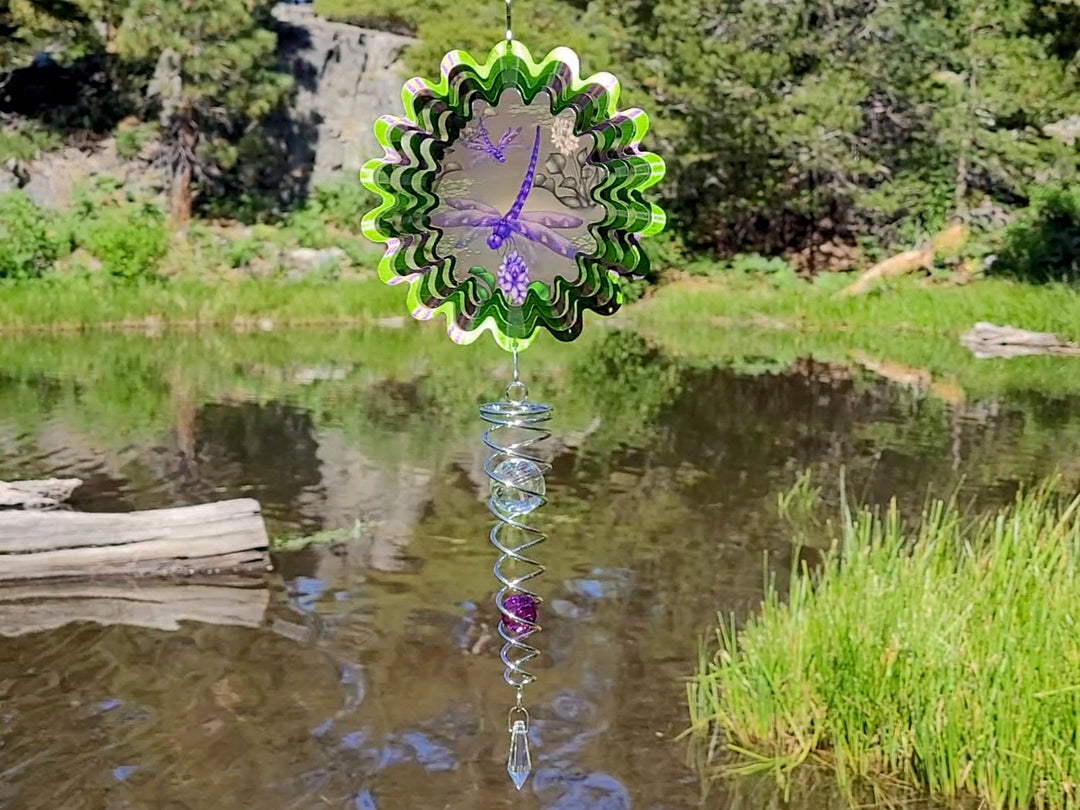 Animated Dragonfly - Mini Set Wind Spinner