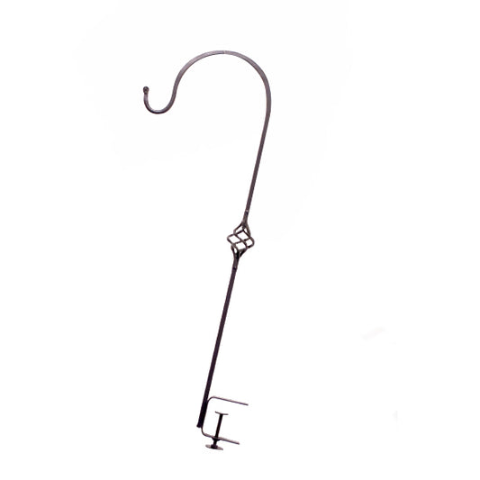 34" Deck Hook-Black Metal