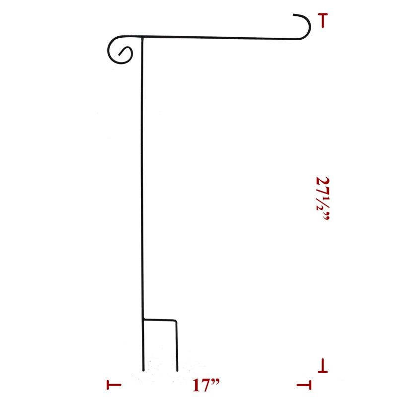 30" Metal Flag Holder