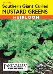 MUSTARD GREENS SOUTHERN GIANT CURLED  HEIRLOOM