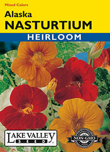 NASTURTIUM ALASKA MIXED COLORS