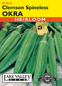 OKRA CLEMSON SPINELESS  HEIRLOOM