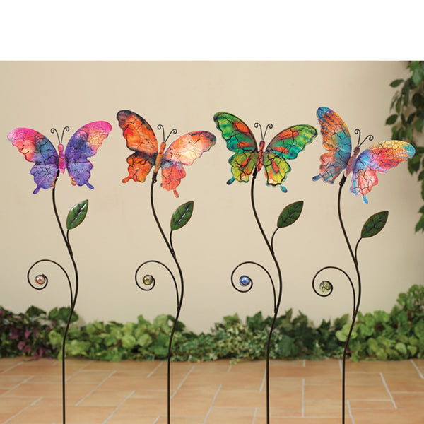 Metal Butterfly Yard Stake