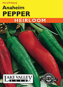 PEPPER HOT ANAHEIM (MILDLY HOT)  HEIRLOOM