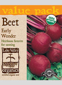 ORGANIC BEET EARLY WONDER VP  HEIRLOOM