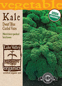 ORGANIC KALE DWARF BLUE CURLED VATES