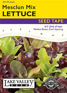 SEED TAPE - MESCLUN MIX