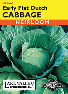 CABBAGE EARLY FLAT DUTCH   HEIRLOOM