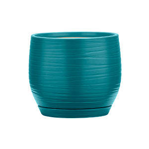 Jasper Planter In Teal Finish