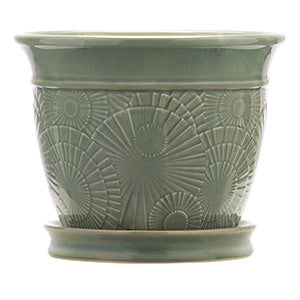 Annandale Planter In Celadon Finish