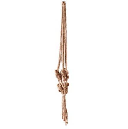 30" Natural Knotted Rope Hanger