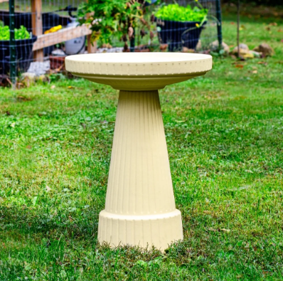 Universal Birdbath in Buff