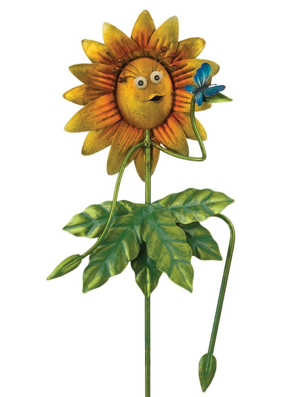 Be Jolly Sunflower Stake