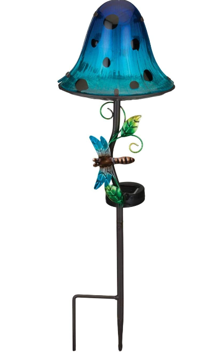 Dottie Mushroom Solar Stake - Blue