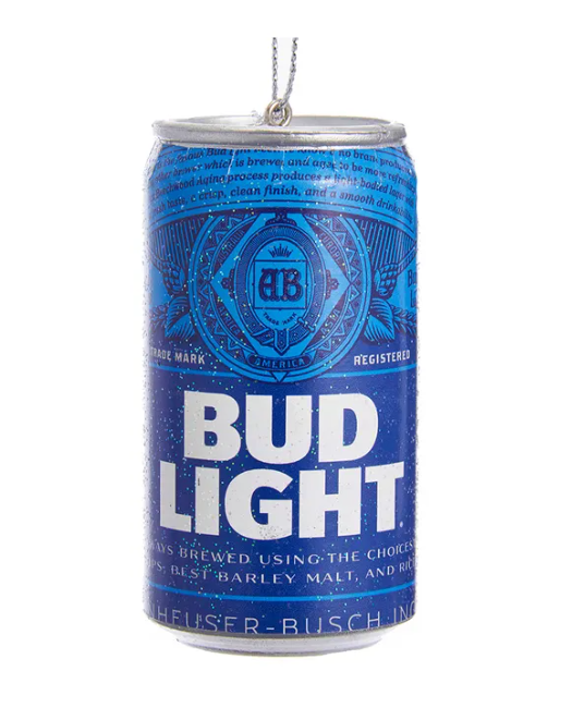 Budweiser® Bud Light Beer Can Ornament