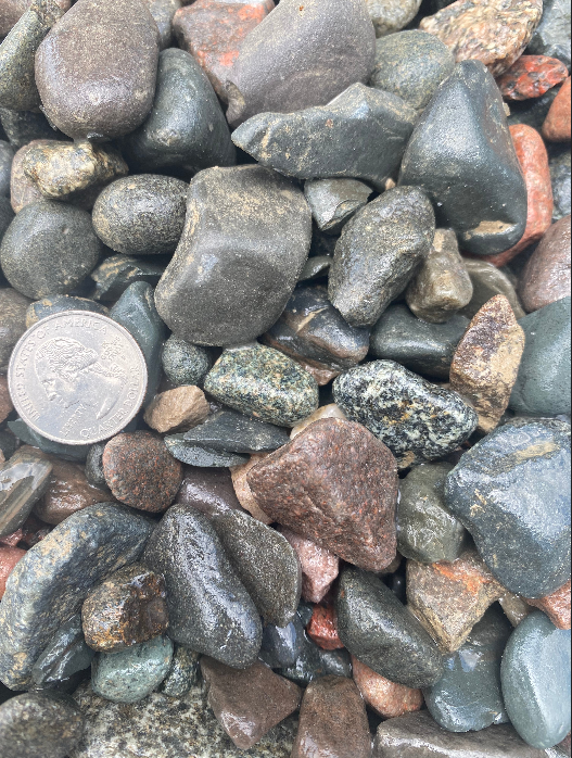 Bagged Large Blue Canadian Riverstone