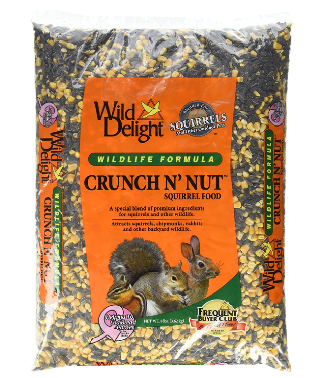 Wild Delight Premium Crunch N’ Nut Squirrel Food 8lbs