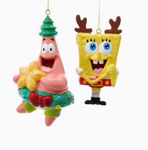 Spongebob and Patrick Ornaments