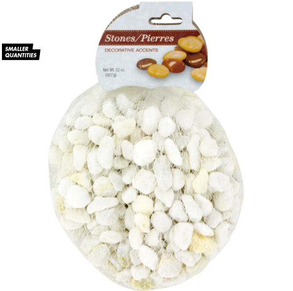 White Marble Accent Stones 32-oz Bags