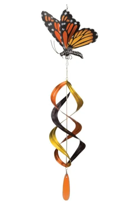 Hanging Wind Spinner - Monarch