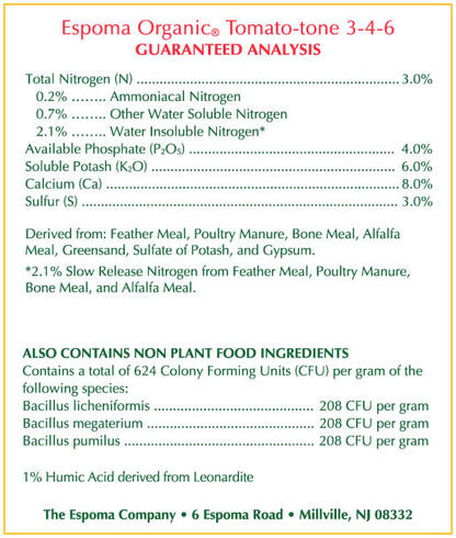 Espoma Tomato Tone