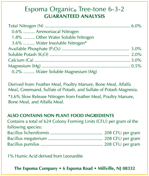 Espoma Tree Tone