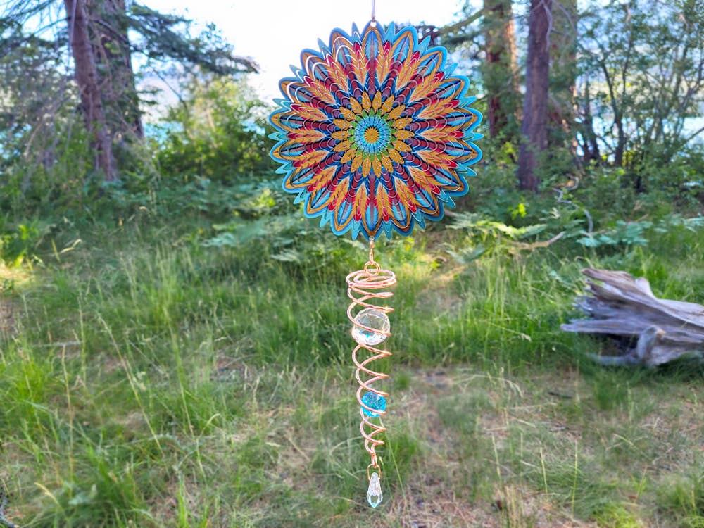 Floral Mandala - Mini Set Wind Spinner