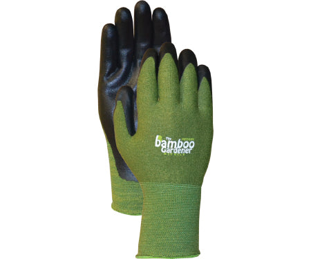 Bamboo Glove With Nitrile Palm