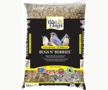 Wild Delight Bugs N’ Berries Bird Food 4.5lbs