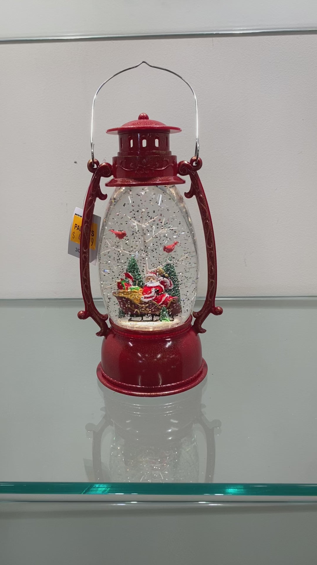 Red Water Globe Lanterns