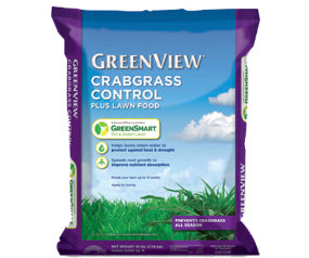 GreenView Crabgrass Control Plus Lawn Food With GreenSmart