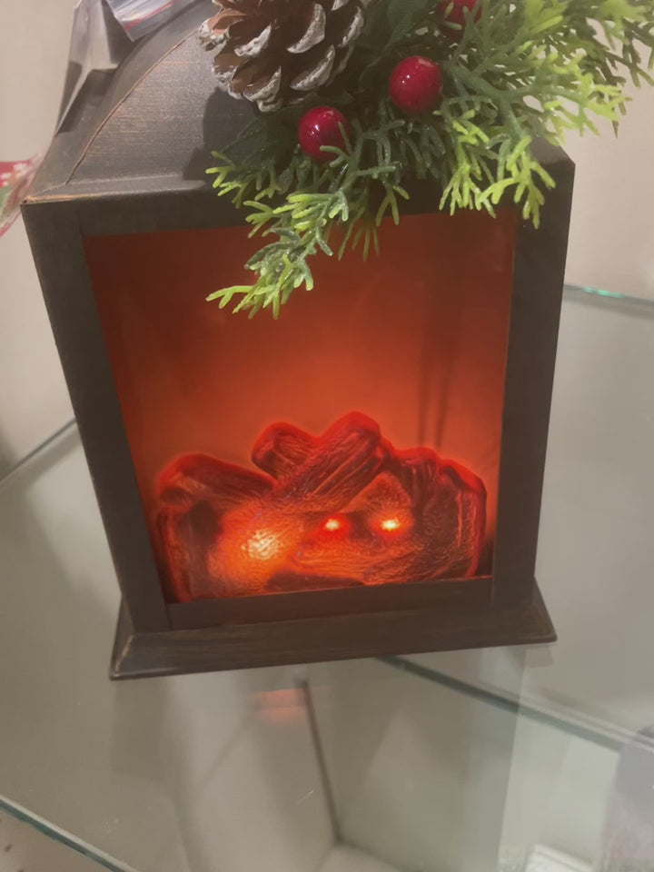 Fire Glow Lantern 9.8”