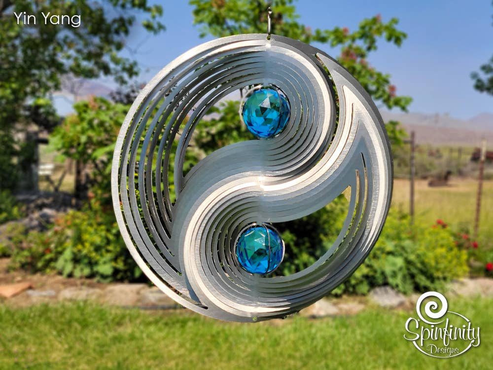 Yin Yang Wind Spinner