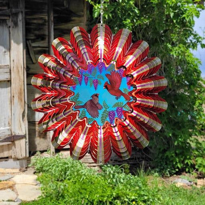 Animated Cardinal - Large Wind Spinner