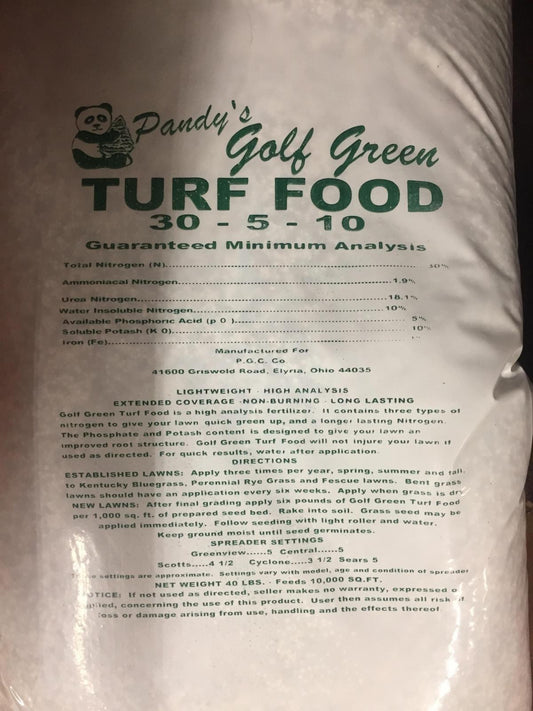 Golf Green Fertilizer