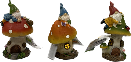 Light Resin Garden Gnome 6.3"H