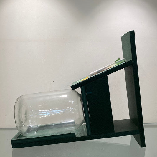 Squirrel in Jar Feeder