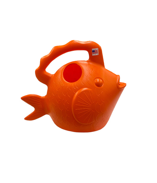 Fish Watering Can Orange .75Gal