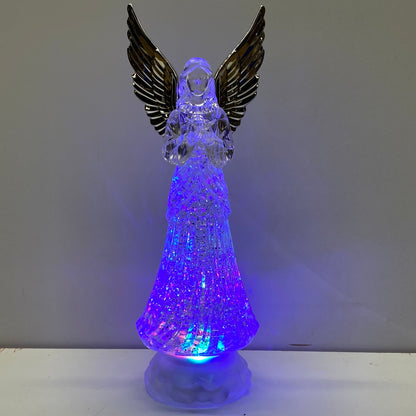 Lighted Holiday Angel Water Globe