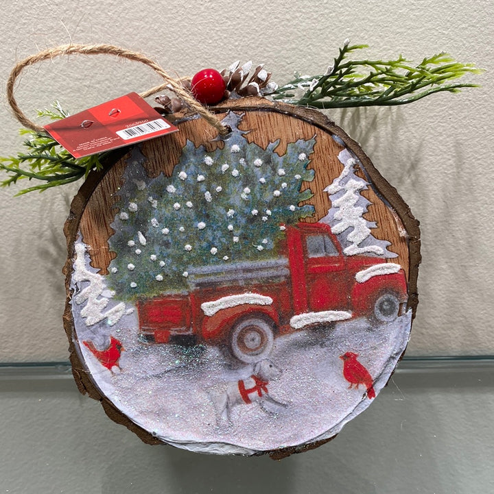 5” Wooden Ornament