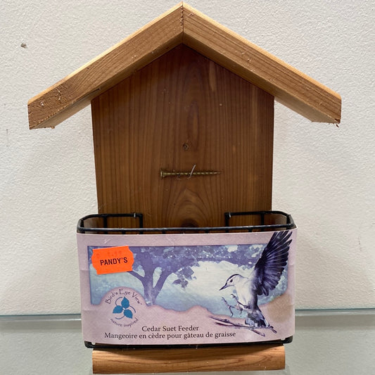 Cedar Suet Feeder