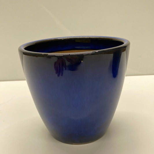 5.7" Egg Pot Blue