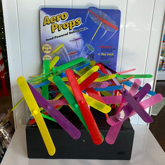 Propeller Toy Helicopter, Hand-Powered