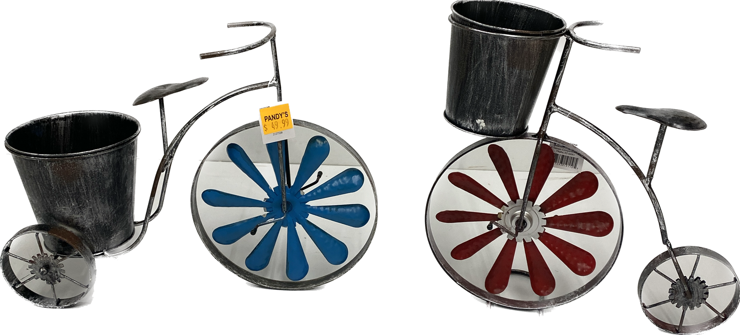 Metal Tricycle Planter