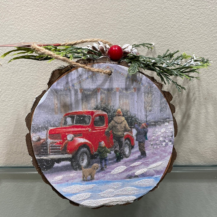 5” Wooden Ornament