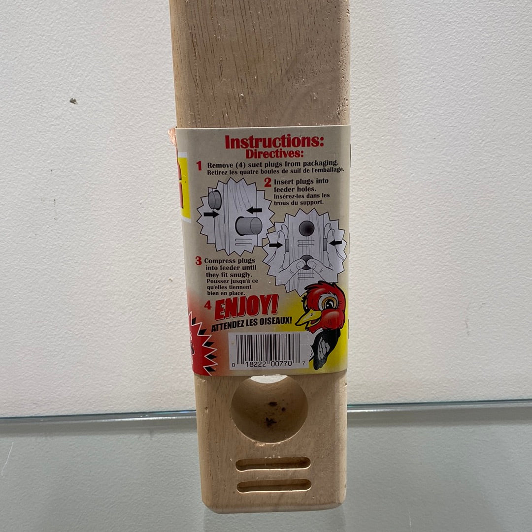 Suet Plug Feeder